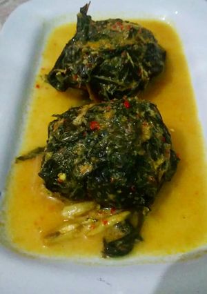 Foto resep Buntil Daun singkong