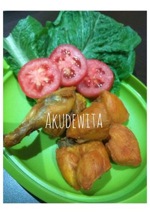 Foto resep Ayam goreng ungkep bumbu kuning SS (Super Simple)