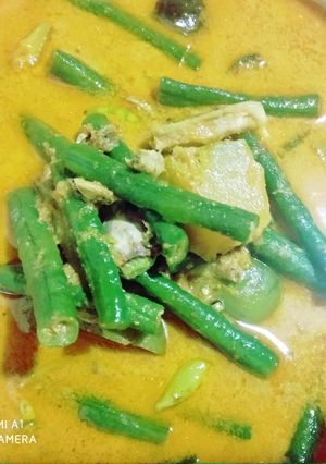 Foto resep Gulai kacang panjang mix labu dan terung bunda thifa