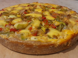 Tarta de verduras y queso