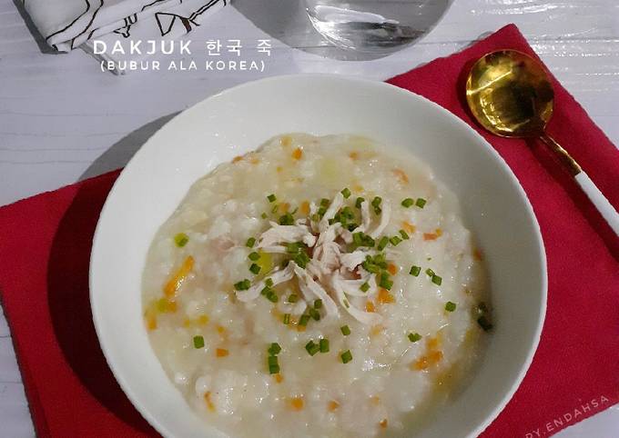 Bagaimana Membuat Dakjuk 한국 죽 / Bubur ala Korea, Enak Banget