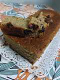 Budín integral de frutos rojos