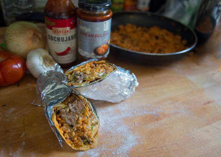 Burrito estilo Coreano