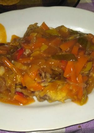 Foto resep Cumi asam manis pedas