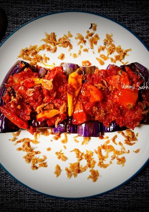 Foto resep Terong Pedas Tabur Rebon