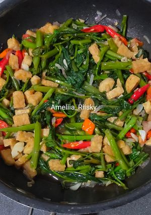 Foto resep Tumis Tempe Kangkung