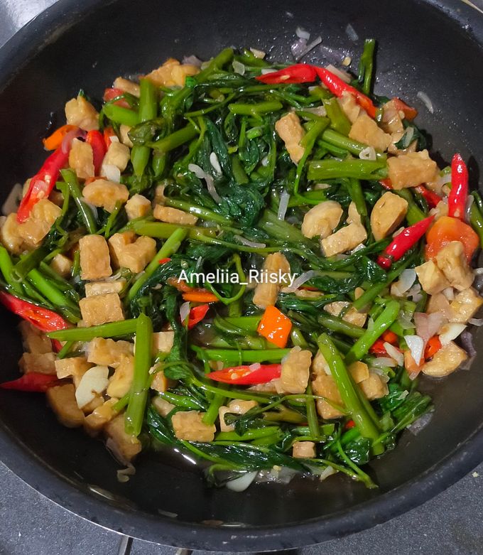 Foto resep Tumis Tempe Kangkung