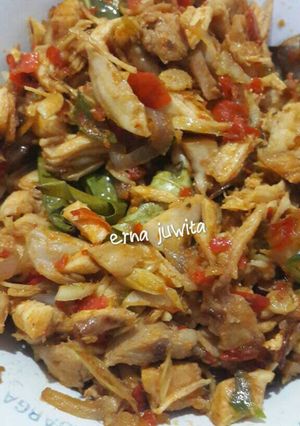 Foto resep Ayam suwir pedes endesss