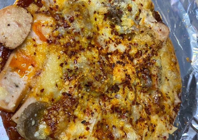 Resepi:  Pizza quinoa wrap  Termudah
