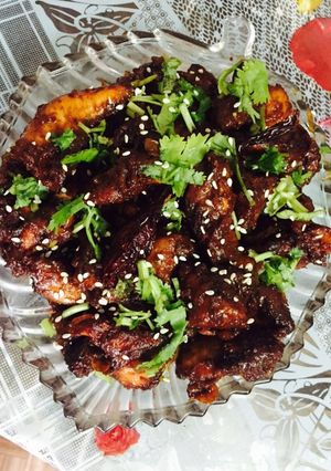 A picture of Crispy dragon chicken.