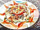 #સુજી ના પીઞા(sooji pizza recipe in Gujarati)