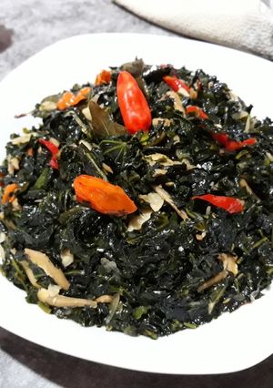 Foto resep TUMIS DAUN PEPAYA JEPANG / TUMIS CAYA