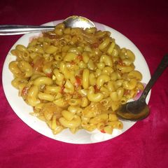 A picture of Spicy macaroni.