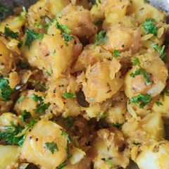 A picture of Potato curry.