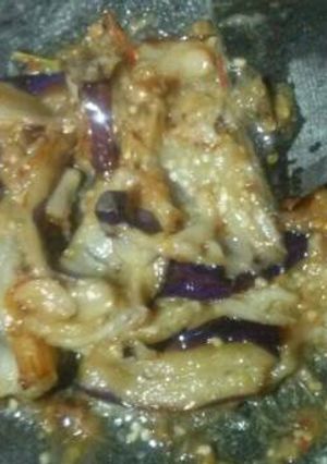 Foto resep Terong penyet cobek