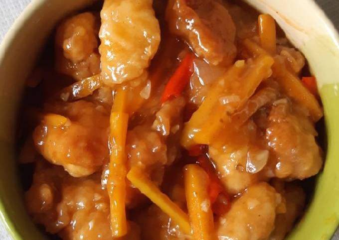 Resep Ayam Tepung Asam Manis, Sempurna