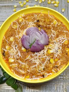 स्वीट कॉर्न मसाला भाजी (sweet corn masala bhaji recipe in marathi) रेसिपी चे मुख्य फोटो