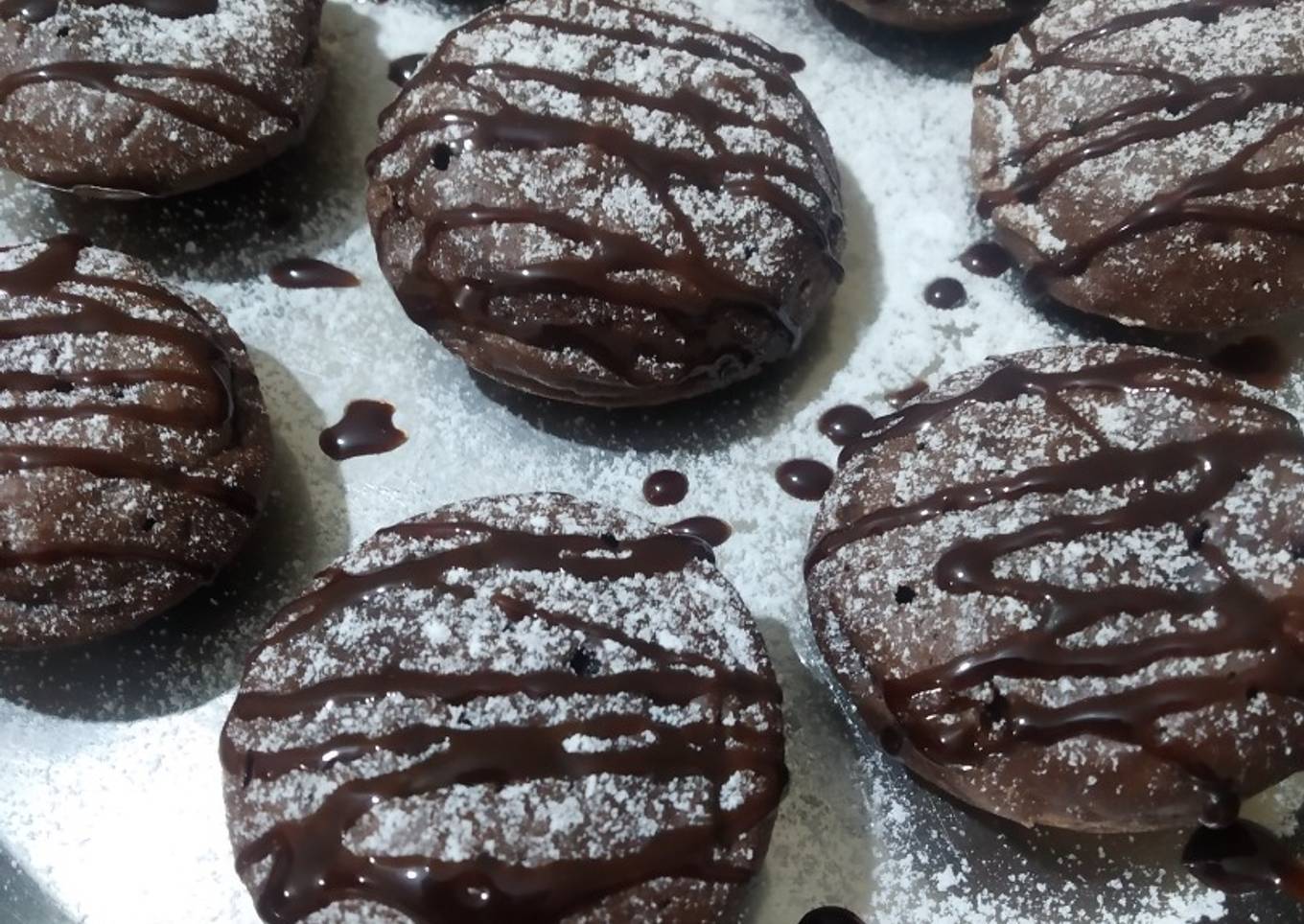 Wheat flour chocolate mini cake