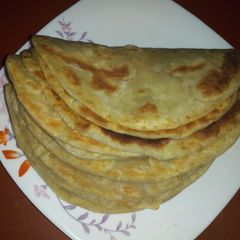 A picture of Chapati and potato stew#4weekchallengecontest.