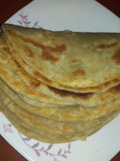 A picture of Chapati and potato stew#4weekchallengecontest.
