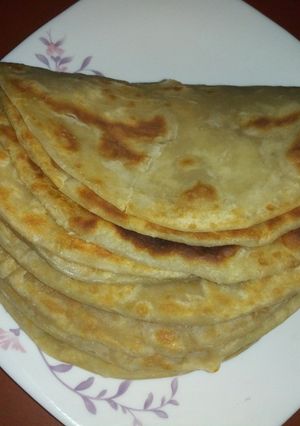 A picture of Chapati and potato stew#4weekchallengecontest.