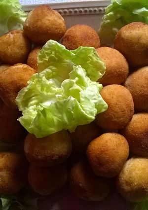 Una foto de Croquetas de arroz