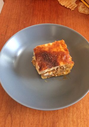 Húsos lasagne recept fotója