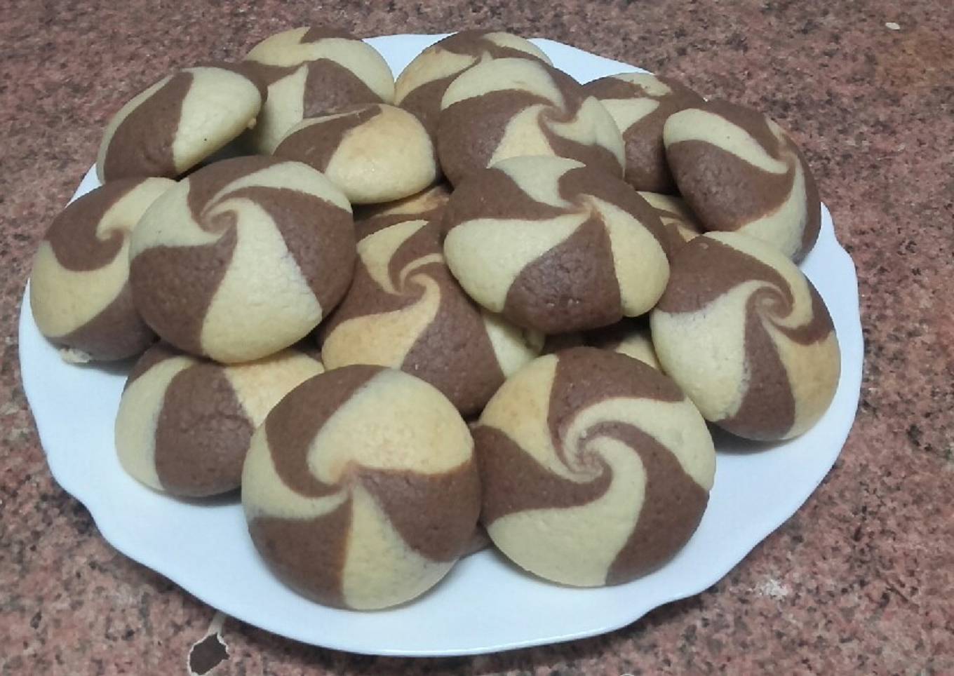 Galletas caseras sin huevo / comida de Marruecos