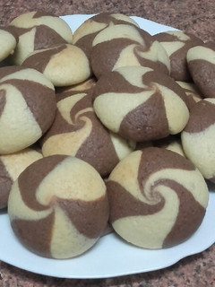 Una foto de Galletas caseras sin huevo / comida de Marruecos