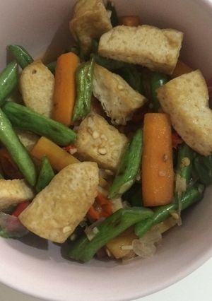 Foto resep Tumis buncis wortel tahu