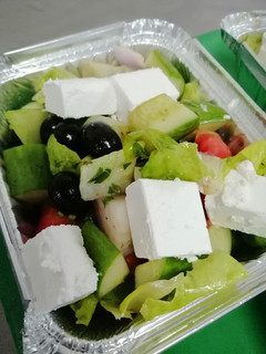 صورة لوصفة سلطه يوناني 🥒🍅🌶️🧀