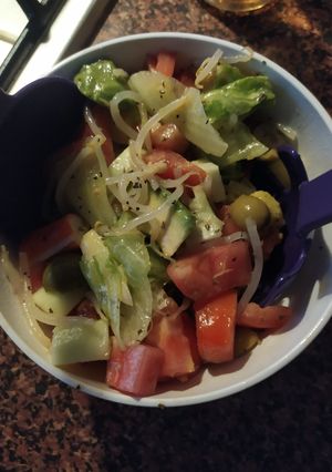 Una foto de Ensalada de brotes de soja