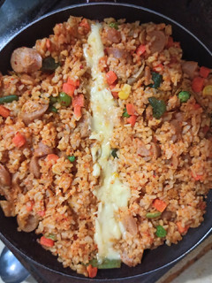 Foto resep Kimchi Bokkeumbap (Nasi Goreng Kimchi)