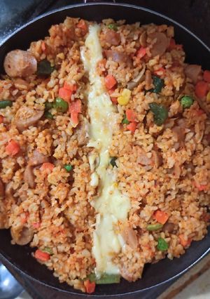 Foto resep Kimchi Bokkeumbap (Nasi Goreng Kimchi)