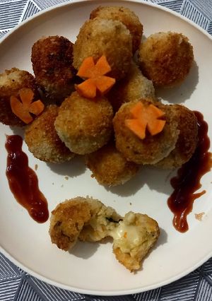 Foto resep Aranchini (nasi sisa kemaren) italian rice ball