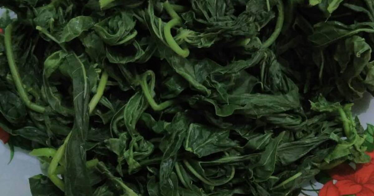20 resep daun ubi rebus tetap hijau enak dan sederhana ala