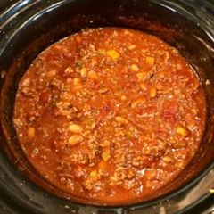 A picture of Mike's Habanero Chili.