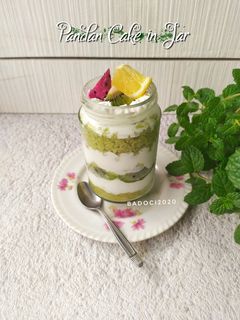 Foto resep Pandan cake in jar