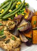 Harissa Chicken and Butternut Squash Traybake #mycookbook