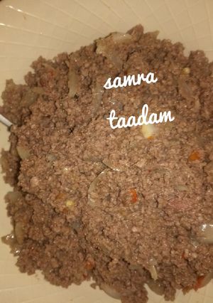 A picture of Minced meat.