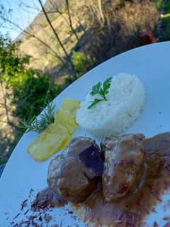 Una foto de Carrilleras en salsa de vino y chocolate 😋