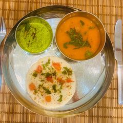 A picture of Quick Tiffin style Sambhar~No Lentils Sambhar in Pressure Cooker 😋.