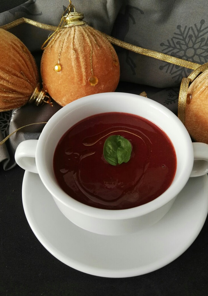 Una foto de Sopa de fresones
