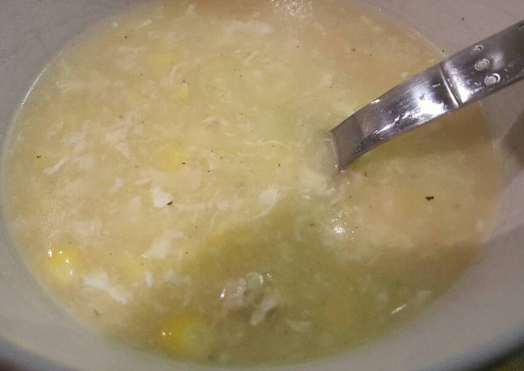 Recipe of Speedy Chicken and Sweetcorn Soup