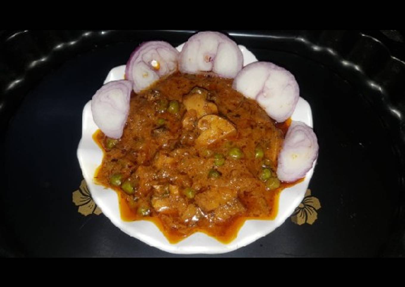 Mushroom Matar Masala