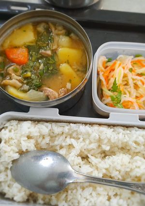 Hình của món Bò sốt vang kiểu Miền Bắc (bò kho)_ cơm trưa vp.