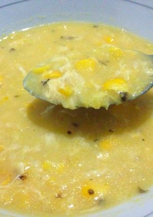 Foto resep Chicken corn soup😋😋