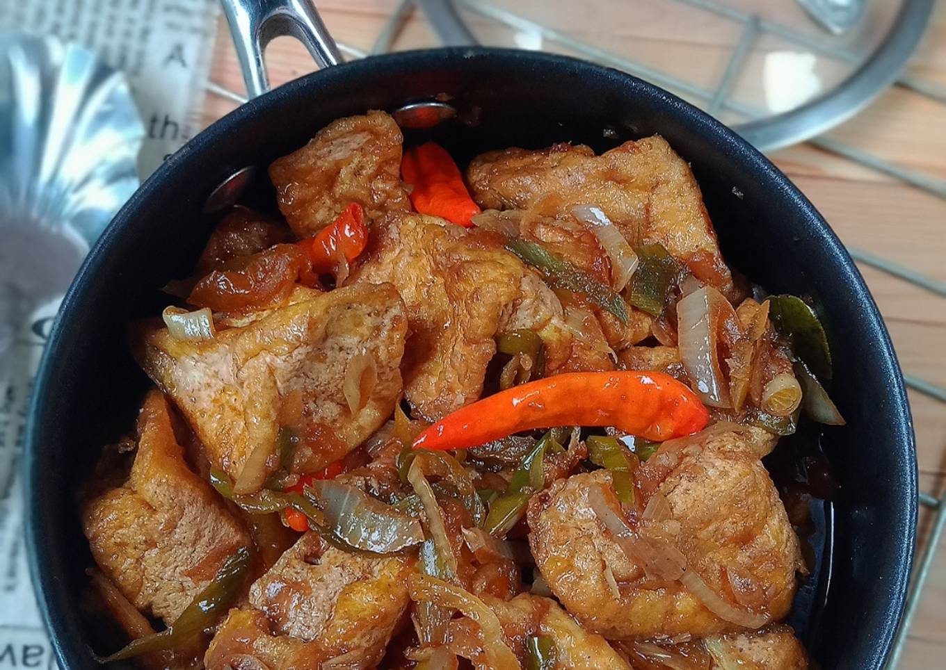 Tahu pedas manis