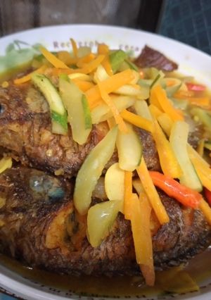Foto resep Ikan Mujair Acar Kuning Praktis
