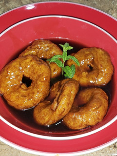 Una foto de Picarones